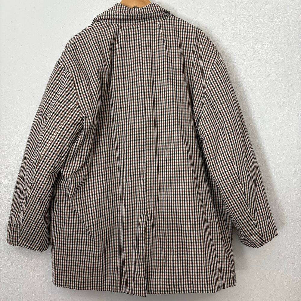 Madewell Padded Jacket Antique Cream Size XXL Double Breasted Academia New - Picture 2 of 12